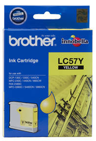Brother LC57Y-LC1000 Orjinal Sarı Kartuş - 1