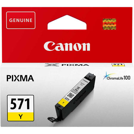 Canon CLI-571 Sarı Orjinal Kartuş - 1