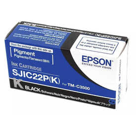 Epson c3500 SJIC22-C33S020601 Siyah Orjinal Kartuş - Epson