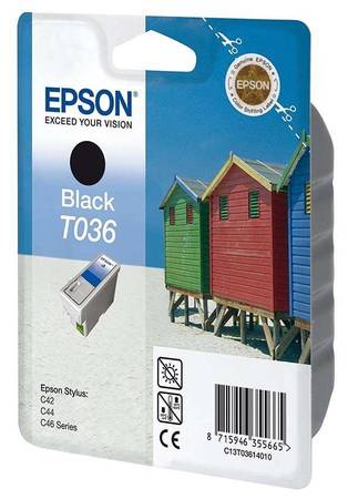 Epson T036-C13T03614020 Orjinal Siyah Kartuş - 1
