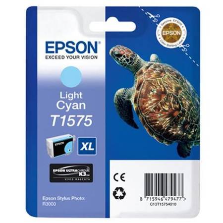 Epson T1575-C13T15754010 Orjinal Açık Mavi Kartuş - 1