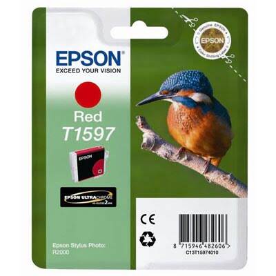Epson T1597 C13T15974010 Orjinal Kırmızı Kartuş - 1