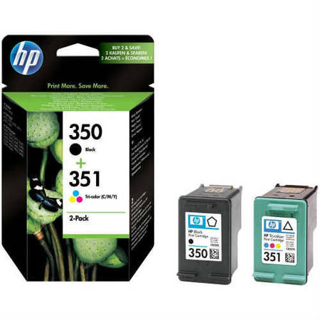 Hp 350-351-SD412EE Siyah Renkli Orjinal Kartuş - 1