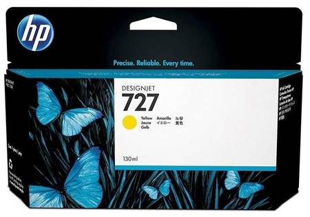 Hp 727-B3P21A Orjinal Sarı Mürekkep Kartuş 130 ml - 1