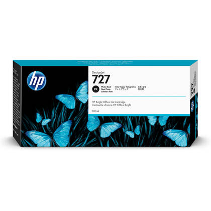 HP 727-F9J79A Foto Siyah Orjinal Kartuş 300ML - 1
