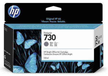 Hp 730-P2V66A Gri Orjinal Kartuş 130ml-P2V60A - 1