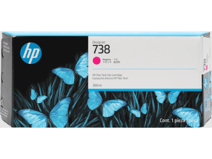 HP 738-676M7A Kırmızı Orjinal Kartuş - 1