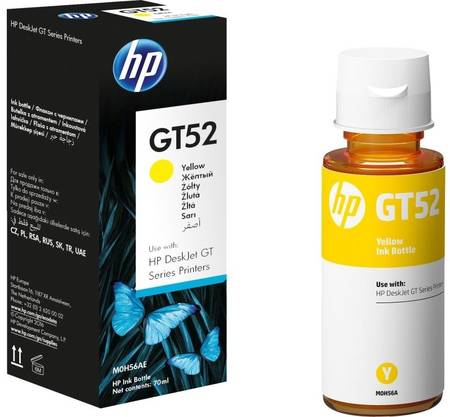 Hp GT52-M0H56AE Sarı Orjinal Mürekkep - 1