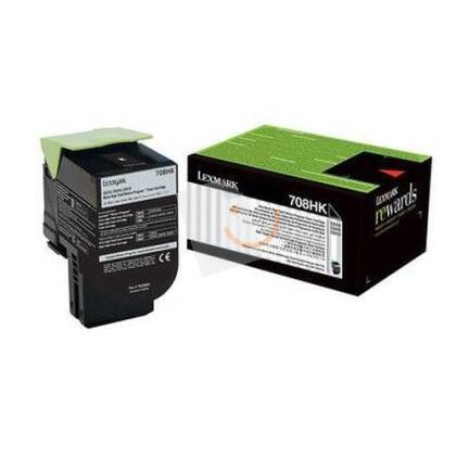Lexmark 708HKE Siyah Yüksek Kapasite Kartuş (4k) - 1