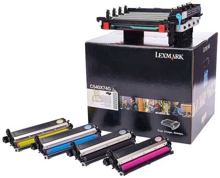 Lexmark C540-C540X74G Siyah ve Renkli Drum Kiti - 1