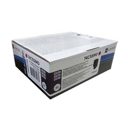 Lexmark CS720-74C5SM0 Kırmızı Orjinal Toner - 1