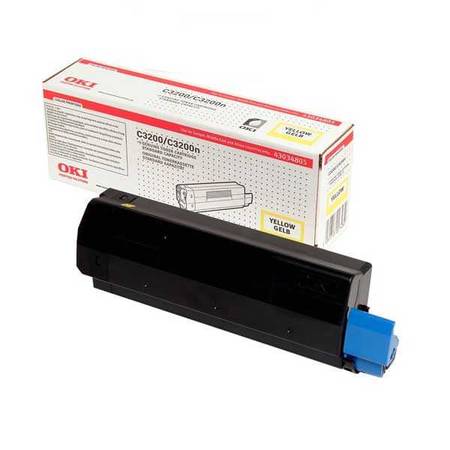 Oki C3200-43034813 Orjinal Sarı Toner - 1