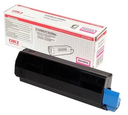 Oki C3200-43034814 Orjinal Kırmızı Toner - 1