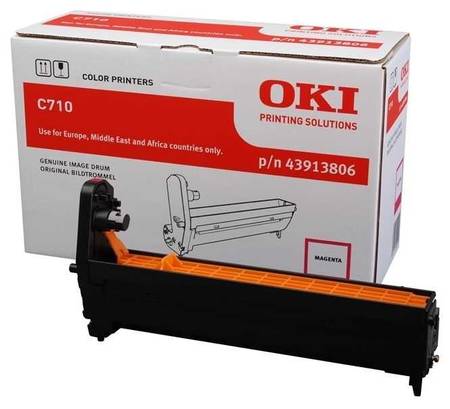 Oki C710-43913806 Orjinal Kırmızı Drum Ünitesi - 1