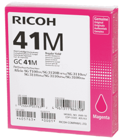Ricoh GC-41M 405763 Kırmızı Orjinal Kartuş - Ricoh