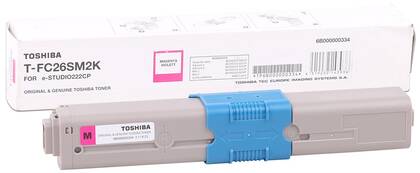 Toshiba T-FC26EM Orjinal Kırmızı Toner - 1