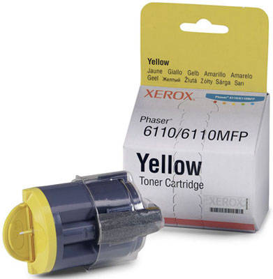 Xerox Phaser 6110-106R01204 Orjinal Sarı Toner - 1