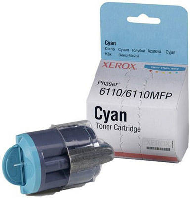 Xerox Phaser 6110-106R01206 Orjinal Mavi Toner - 1